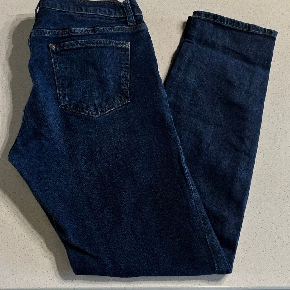 Marine Layer Original Slim Dark Indigo Blue Jeans Tagged 33/32 Fit 30/32